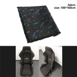 BRAND NEW Full JDM RECARO RACING STYLE Fabric Cloth For Car Seat Panel Armrest Decoration 1M×1.6M