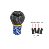 BRAND NEW UNIVERSAL MOMO ULTRA GRAFFITI SUEDE LEATHER MANUEL GEAR STICK SHIFT KNOB M8 M10 M12 M11 M12