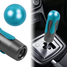 Load image into Gallery viewer, Brand New Universal Ice Cream Aluminum Black Blue Manual Car Gear Shift Knob Stick Shifter M8 M10 M12