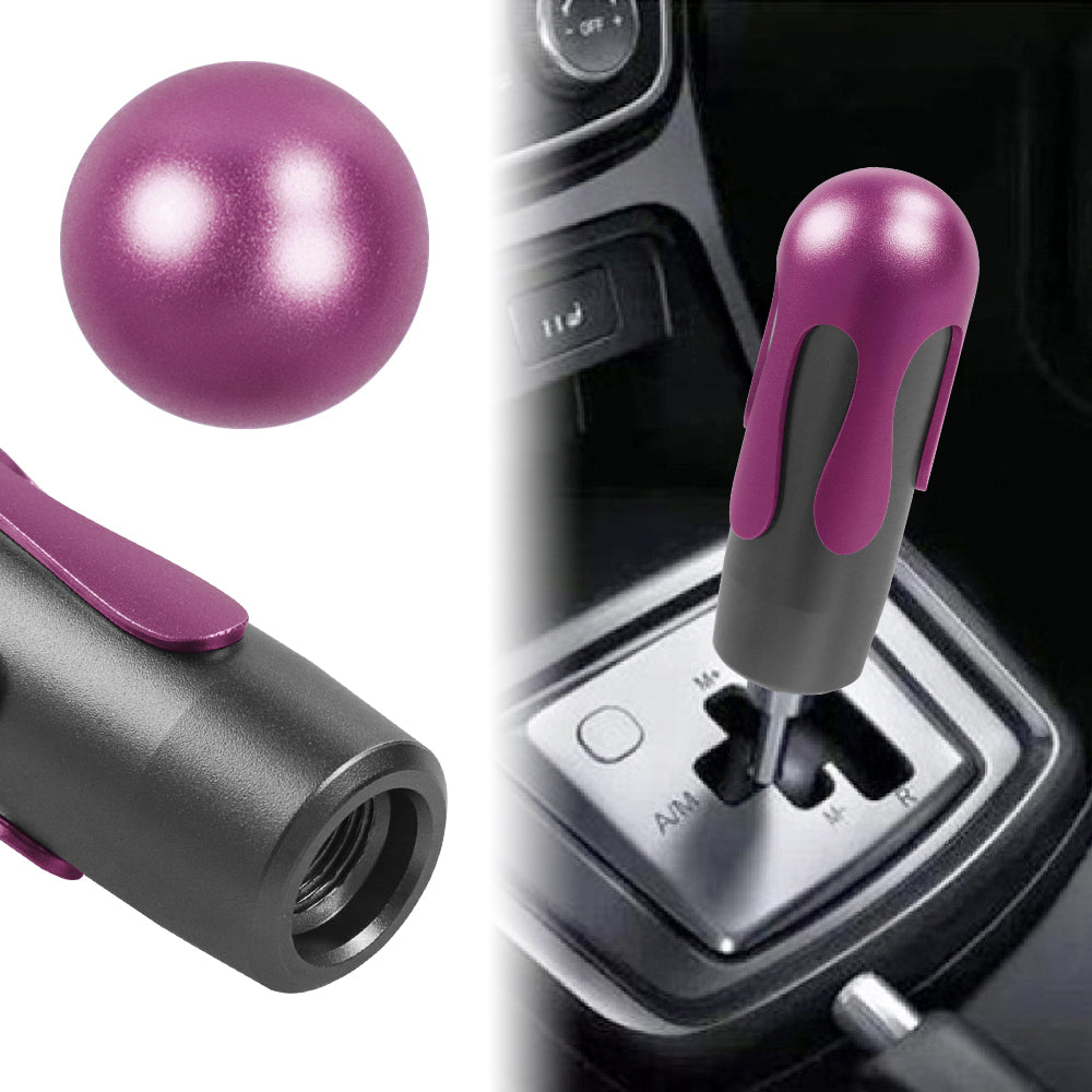 Brand New Universal Ice Cream Aluminum Black Hot Pink Manual Car Gear Shift Knob Stick Shifter M8 M10 M12