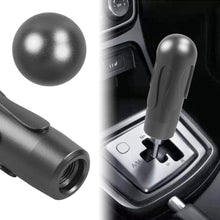 Load image into Gallery viewer, Brand New Universal Ice Cream Aluminum Black Black Manual Car Gear Shift Knob Stick Shifter M8 M10 M12