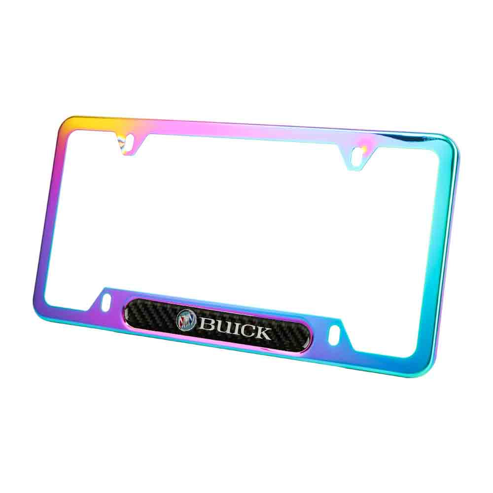 Brand New Universal 1PCS Buick Neo Chrome Metal License Plate Frame