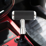 BRAND NEW RALLIART SILVER Leather Car Shift Knob Aircraft Joystick Transmission Racing Gear M8 M10 M12