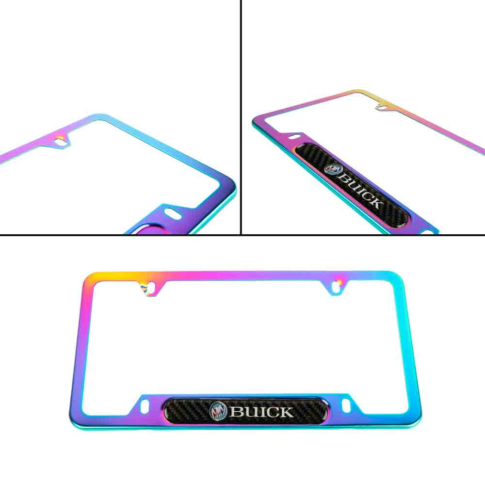 Brand New Universal 1PCS Buick Neo Chrome Metal License Plate Frame