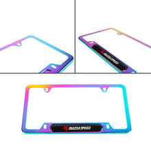 Load image into Gallery viewer, Brand New Universal 1PCS Mazdaspeed Neo Chrome Metal License Plate Frame