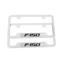 Load image into Gallery viewer, Brand New Universal 1PCS F-150 Silver Metal License Plate Frame