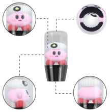 Load image into Gallery viewer, Brand New 1PCS Universal 10CM JDM Clear Kirby Manual Car Black Base Racing Stick Shift Knob M8 M10 M12