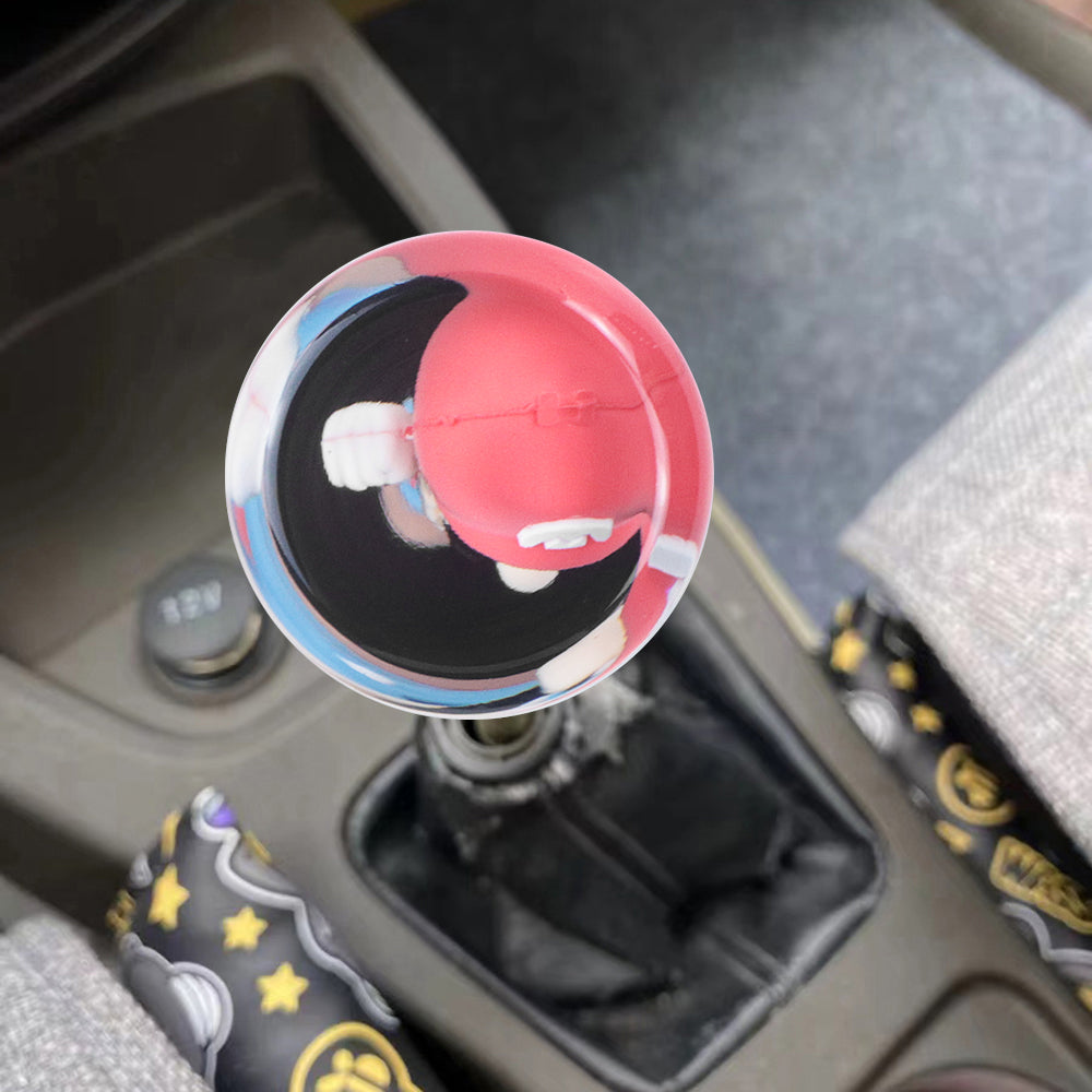 Brand New Universal Super Mario Bros Crystal Clear Long Automatic Transmission Shift Knob