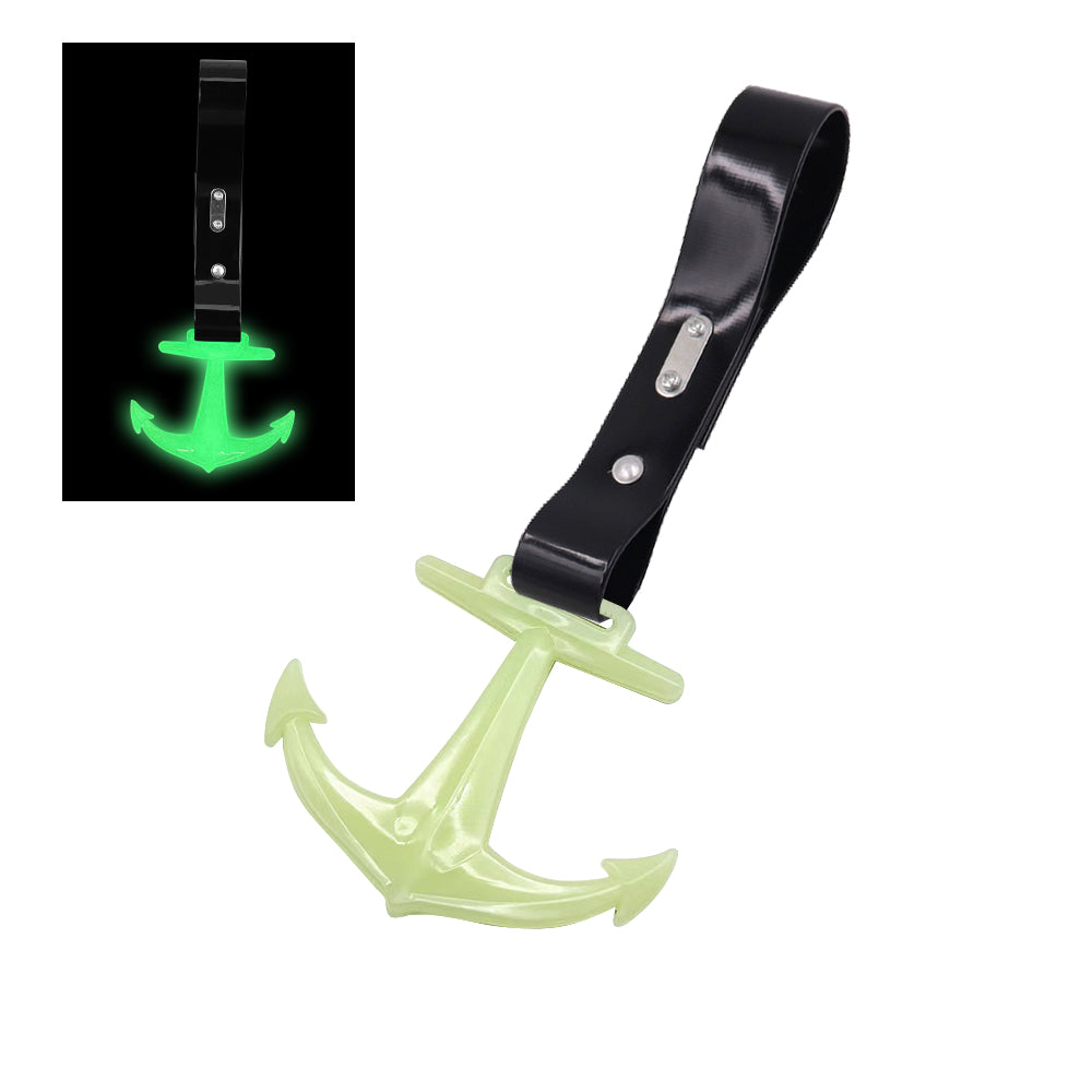 Brand New Anchor Anker Glow In Dark Green JDM TSURIKAWA Ring Subway Train Bus Handle Black Strap Charm Drift