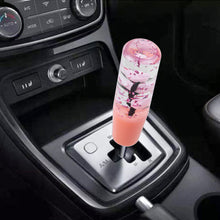 Load image into Gallery viewer, Brand New Universal 150mm Sakura Pink Glitter Rose Flowers Manual Car Gear Stick Shift Knob M8 M10 M12