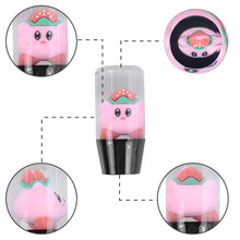 Load image into Gallery viewer, Brand New 1PCS Universal 10CM JDM Clear Kirby Manual Car Black Base Racing Stick Shift Knob M8 M10 M12