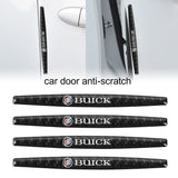 Brand New 4PCS Buick Real Carbon Fiber Anti Scratch Badge Car Door Handle Cover Trim