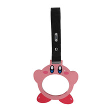 Load image into Gallery viewer, Brand New Anime Kirby JDM TSURIKAWA Ring Subway Train Bus Handle Black Strap Charm Drift