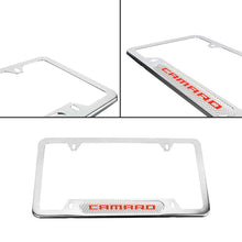 Load image into Gallery viewer, Brand New Universal 1PCS Camaro Chrome Metal License Plate Frame