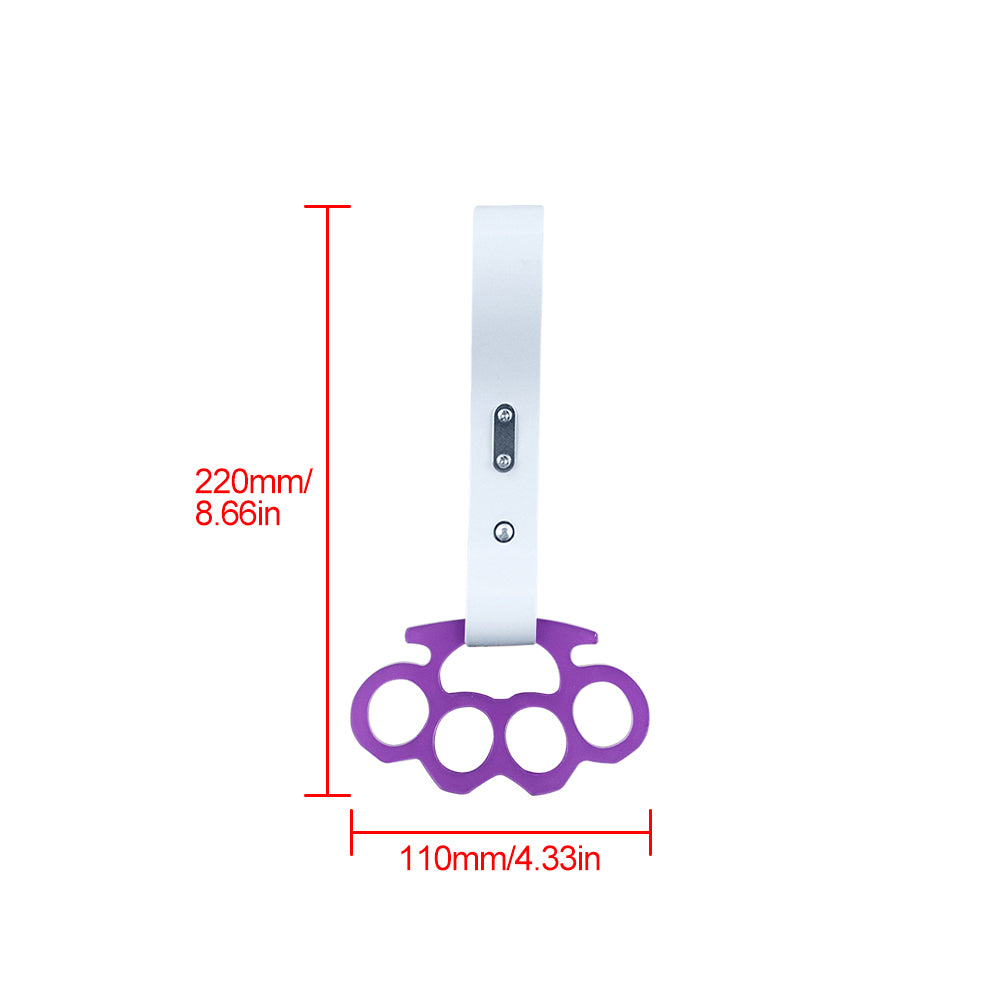 BRAND NEW KNUCKLES JDM TSURIKAWA Ring Subway Train Bus White Strap Charm Drift