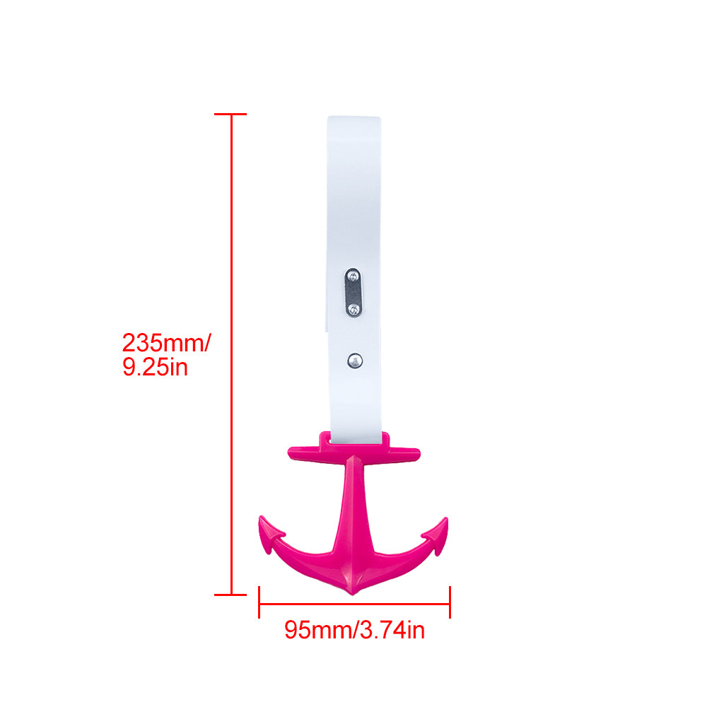 Brand New Anchor Anker Pink JDM TSURIKAWA Ring Subway Train Bus Handle White Strap Charm Drift