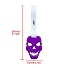 Load image into Gallery viewer, Brand New Skull Head Purple JDM TSURIKAWA Ring Subway Train Bus Handle White Strap Charm Drift