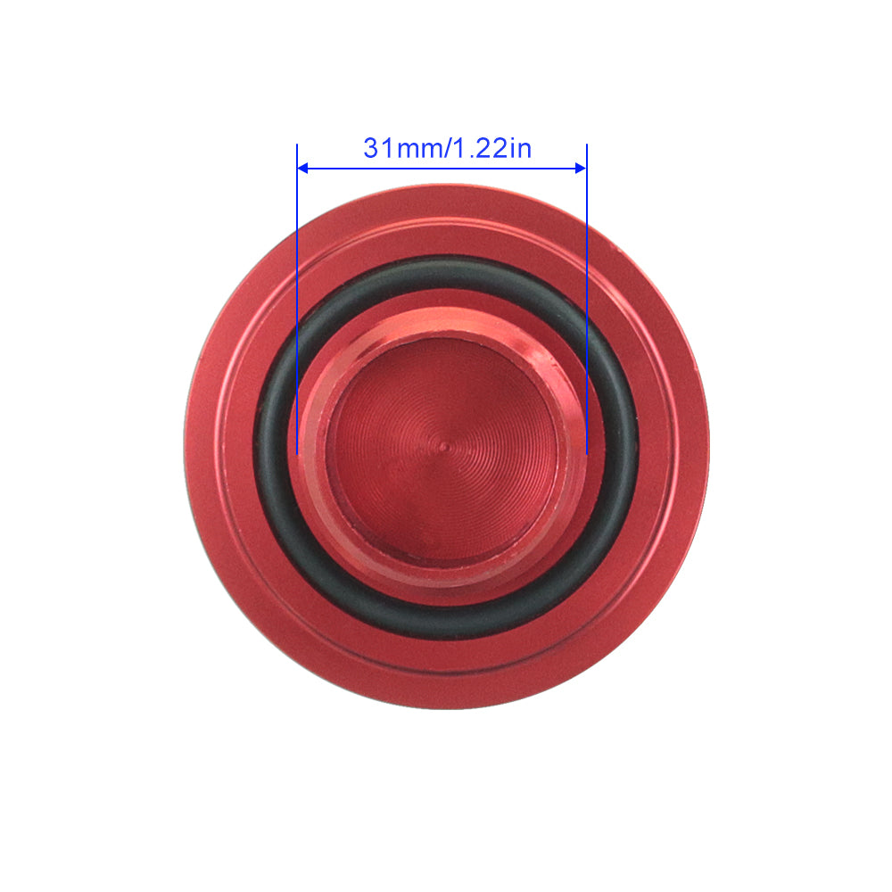 Brand New JDM Red Aluminum Engine Oil Fuel Filler Cap Billet For Nissan