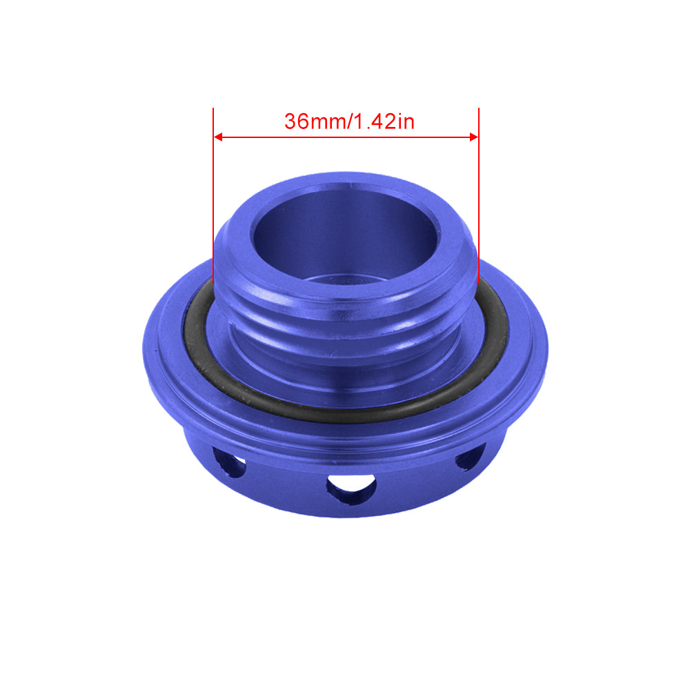 Brand New JDM Blue Aluminum Engine Oil Fuel Filler Cap Billet For Toyota