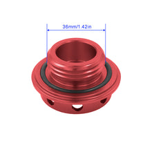 Load image into Gallery viewer, Brand New JDM Red Aluminum Engine Oil Fuel Filler Cap Billet For Toyota