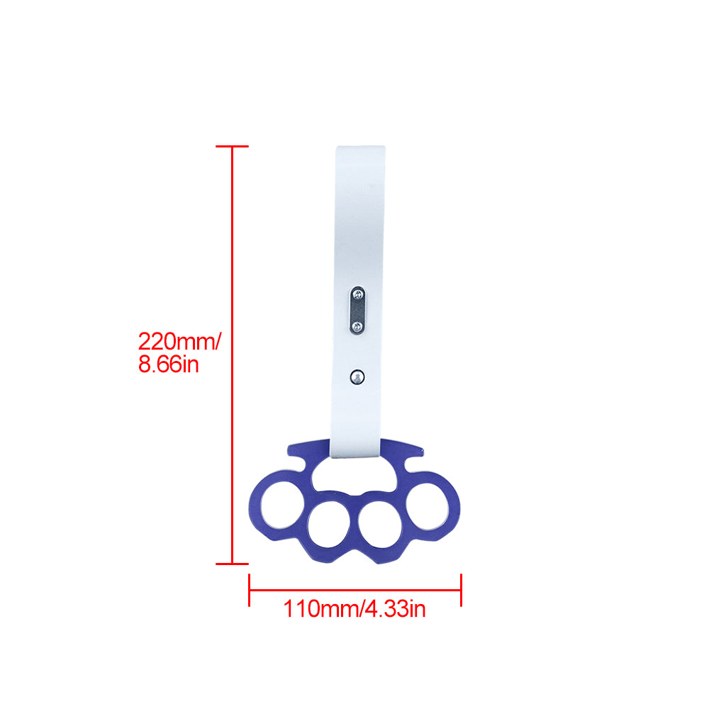 BRAND NEW KNUCKLES JDM TSURIKAWA Ring Subway Train Bus White Strap Charm Drift