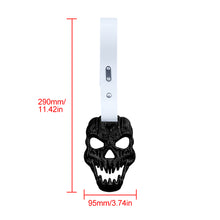 Load image into Gallery viewer, Brand New Skull Head Black JDM TSURIKAWA Ring Subway Train Bus Handle White Strap Charm Drift