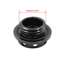 Load image into Gallery viewer, Brand New JDM Black Aluminum Engine Oil Fuel Filler Cap Billet For Subaru