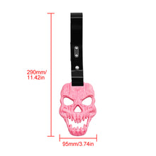 Load image into Gallery viewer, Brand New Skull Head Pink JDM TSURIKAWA Ring Subway Train Bus Handle Black Strap Charm Drift