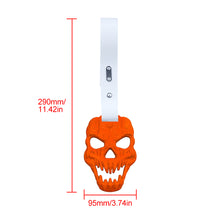 Load image into Gallery viewer, Brand New Skull Head Orange JDM TSURIKAWA Ring Subway Train Bus Handle White Strap Charm Drift