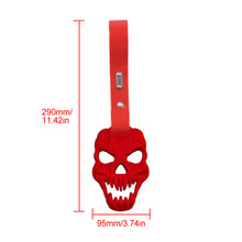 Load image into Gallery viewer, Brand New Skull Head Red JDM TSURIKAWA Ring Subway Train Bus Handle Red Strap Charm Drift