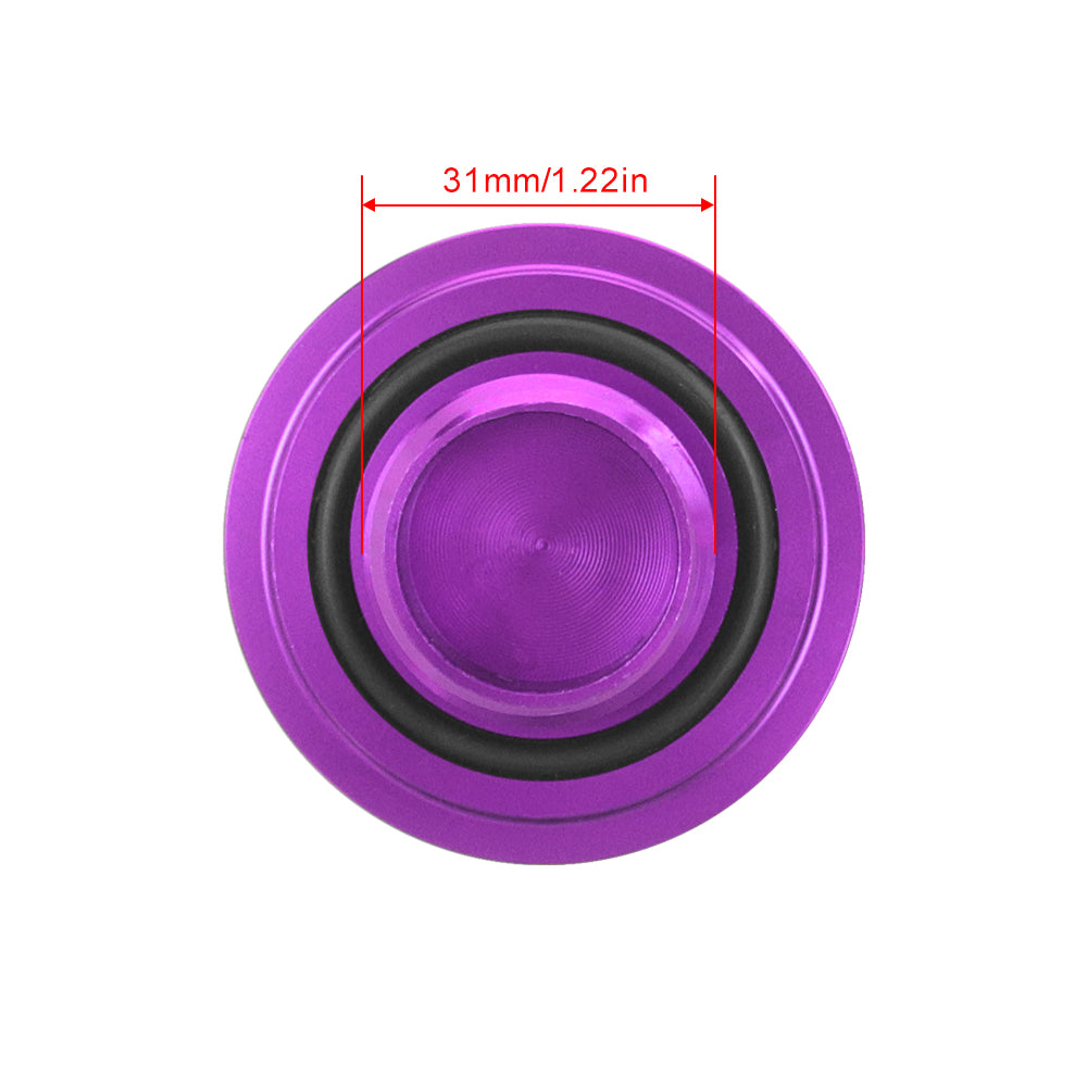 Brand New JDM Purple Aluminum Engine Oil Fuel Filler Cap Billet For Honda / Acura