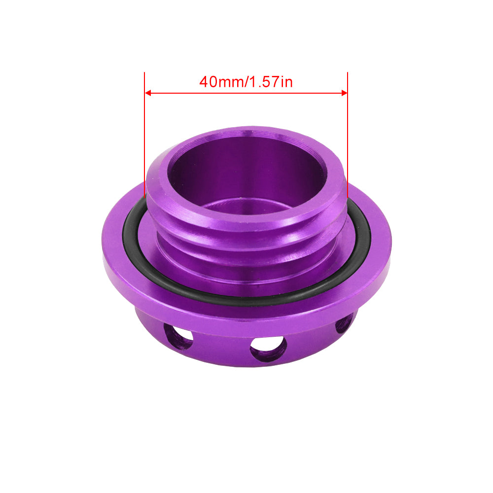 Brand New JDM Purple Aluminum Engine Oil Fuel Filler Cap Billet For Subaru