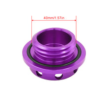 Load image into Gallery viewer, Brand New JDM Purple Aluminum Engine Oil Fuel Filler Cap Billet For Subaru