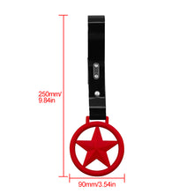 Load image into Gallery viewer, Brand New Round Star Red JDM TSURIKAWA Ring Subway Train Bus Handle Black Strap Charm Drift