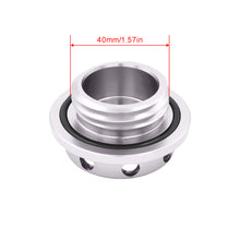 Load image into Gallery viewer, Brand New JDM Silver Aluminum Engine Oil Fuel Filler Cap Billet For Toyota