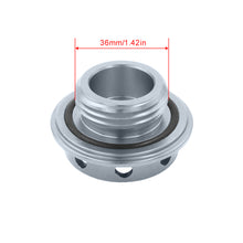 Load image into Gallery viewer, Brand New JDM Gunmetal Aluminum Engine Oil Fuel Filler Cap Billet For Toyota