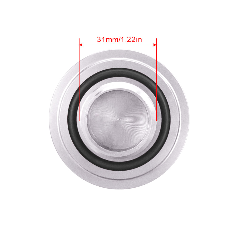 Brand New JDM Silver Aluminum Engine Oil Fuel Filler Cap Billet For Honda / Acura