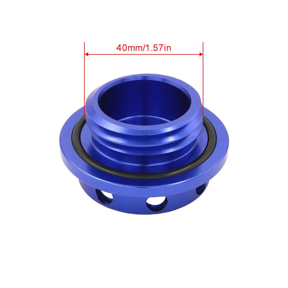 Brand New JDM Blue Aluminum Engine Oil Fuel Filler Cap Billet For Subaru