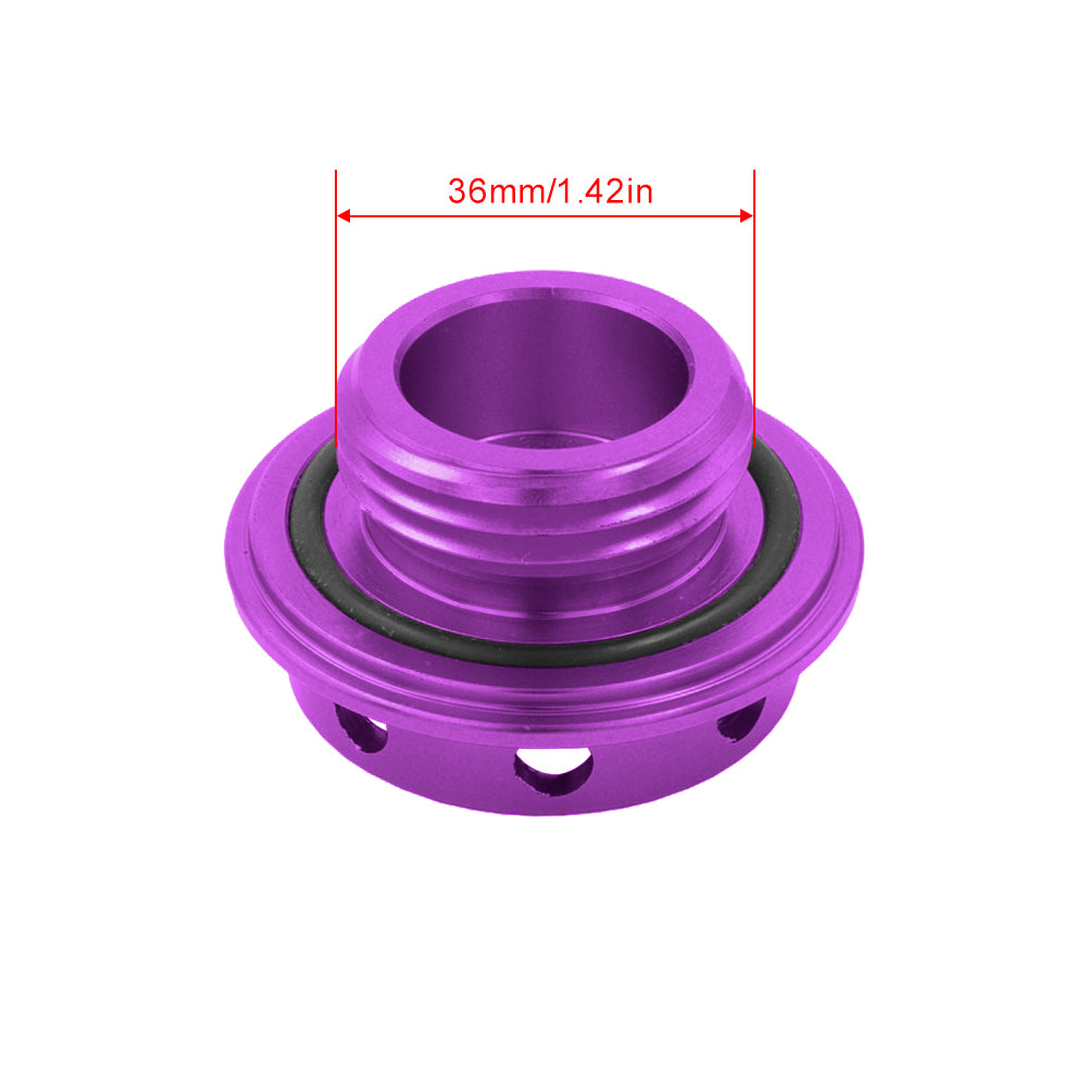 Brand New JDM Purple Aluminum Engine Oil Fuel Filler Cap Billet For Toyota