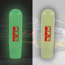 Load image into Gallery viewer, Brand New 15CM HKS Universal Glow In the Dark Green Manual Long Stick Shift Knob M8 M10 M12 Adapter