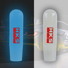 Load image into Gallery viewer, Brand New 15CM HKS Glow in the Dark Blue Manual Car Gear Long Stick Shift Knob Shifter M8 M10 M12