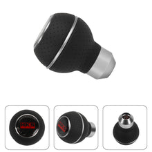 Load image into Gallery viewer, Brand New Universal Leather HKS Silver &amp; Black Ball Manual Car Gear Shift Knob MT Manual Shifter M8 M10 M12