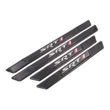 Load image into Gallery viewer, Brand New 4PCS Universal SRT Real Carbon Fiber Black Car Door Scuff Sill Cover Panel Step Protector