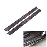 Brand New 2PCS Universal Chevrolet CAMARO SS Real Carbon Fiber Black Car Door Scuff Sill Cover Panel Step Protector