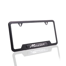 Load image into Gallery viewer, Brand New Universal 2PCS Porsche Macan Black Metal License Plate Frame