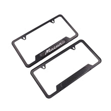 Load image into Gallery viewer, Brand New Universal 2PCS Porsche Macan Black Metal License Plate Frame