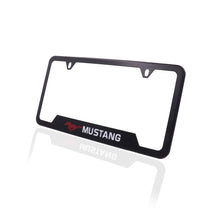 Load image into Gallery viewer, Brand New Universal 1PCS Ford Mustang Metal Black License Plate Frame