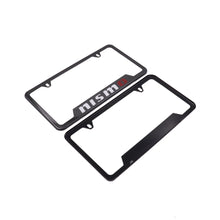 Load image into Gallery viewer, Brand New Universal 1PCS NISMO Metal Carbon Fiber Style License Plate Frame