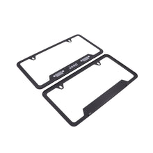 Load image into Gallery viewer, Brand New Universal 1PCS JEEP Metal Black License Plate Frame