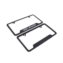 Load image into Gallery viewer, Brand New Universal 1PCS AUDI Metal Black License Plate Frame